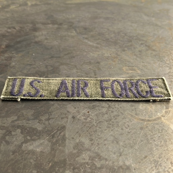 U.S. AIR FORCE embroidered tape patch - Vintage - Picture 7 of 10